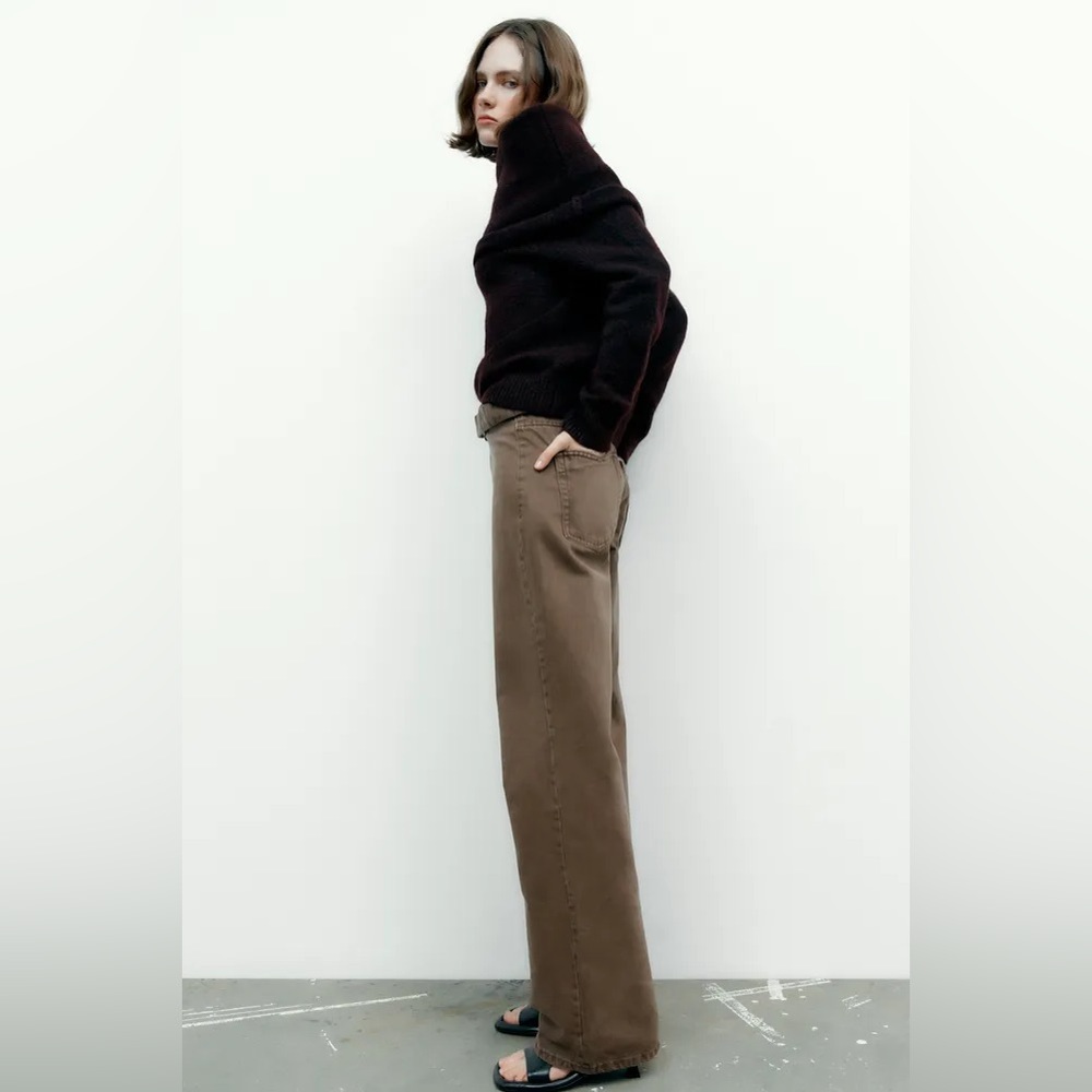 Zara Brown Women's Jeans. NWT - Picture 2 of 7